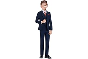 Marvelous World Boys' Formal Slim Fit Suit Set, Adjustable Waist