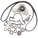 SCITOO Timing Belt Water Pump Gasket W/Hydraulic Tensioner Fit Mitsubishi 3000GT Diamante Dodge Stealth 3.0L V6 DOHC 24 Valve 6G72 6G72T 1991-1999