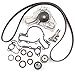 SCITOO Timing Belt Water Pump Gasket W/Hydraulic Tensioner Fit Mitsubishi 3000GT Diamante Dodge Stealth 3.0L V6 DOHC 24 Valve 6G72 6G72T 1991-1999