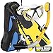 U.S. Divers Lux Mask Fins Snorkel Set Compatible with GoPro, Yellow, Large/X-Large