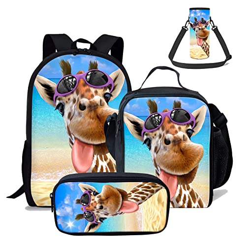 4 Pcs Beach Giraffe