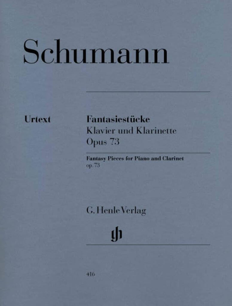 Fantasy Pieces for Piano and Clarinet (or Violin or Violoncello) op. 73 - piano and clarinet (violin or cello) - (HN 416)