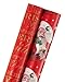 American Greetings Christmas Wrapping Paper, Red 'Merry Christmas' & Santa, 2-Roll Pack