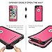 ImpactStrong Compatible with iPhone 7/8 Waterproof Case [Fingerprint ID Compatible] Slim Full Body Protection - Pink