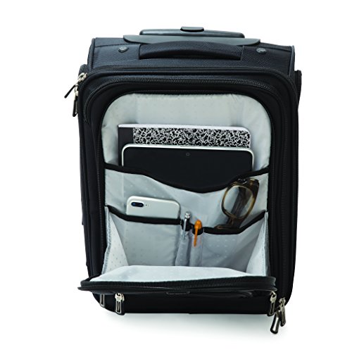 Pilot UnderSeat CarryOn Luggage Spinner, Black 696537688110 eBay