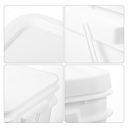 Alipis Paint Bucket with Lid 2.6 Gallon White