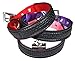 Downtown Pet Supply Deluxe Dog Collar - Padded Adjustable Dog Collar with Metal Buckle & D-Ring - Machine Washable & Water Resistant Thick Dog Collar - Purple - L - Large Dog Collar