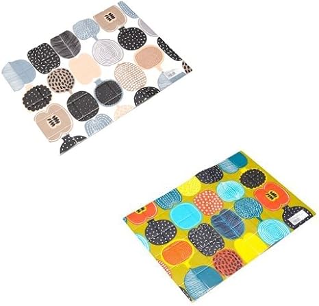 Amazon マリメッコ Marimekko Kompotti コンポッティ Coated Cotton Placemats ランチョンマット キッチン 100円ラッピング可 別売 グリーン マルチ 601 並行輸入品 キッチンマット オンライン通販