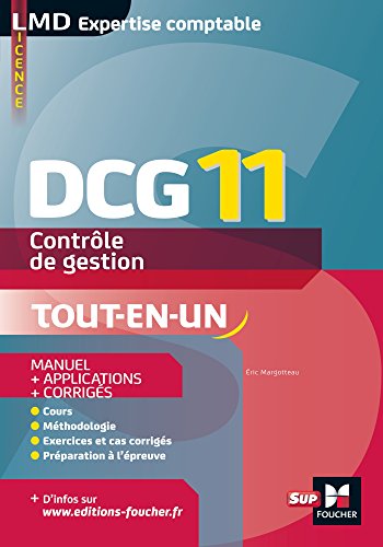 Dcg 11 Contrôle De Gestion Manuel Et Applications - 