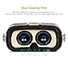 3D VR Glasses, 360 Degree Viewing Immersive VR Virtual Reality Headset 3D Movie Game Box For iPhone X 8 7 6/6s Plus, Samsung S8 S7 S6/Plus/Edge Note 8, Smartphones w/ 4.7 - 6.0in Screen Gold
