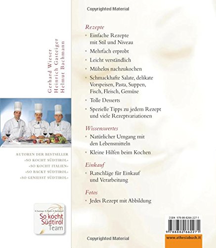 Amazon It Feine Kuche Fur Alle Tage Rezepte Aus Dem Genussland Sudtirol Gasteiger Heinrich Wieser Gerhard Bachmann Helmut Libri 