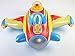 Topwon Inflatable Airplane Baby Kids Toddler Infant Swimming Float Seat Boat Pool Ring Age 1-4 (Blue)