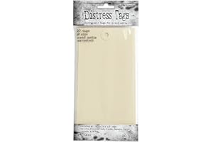 Ranger Mixed Media Tags, Beige, Pack of 20 (TDA53828)