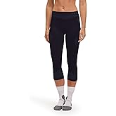 Falke Women's Warm 3/4 Tights 3/4 Sport Tights Base Layer Bottom, Thermal Underwear, 1 Pair