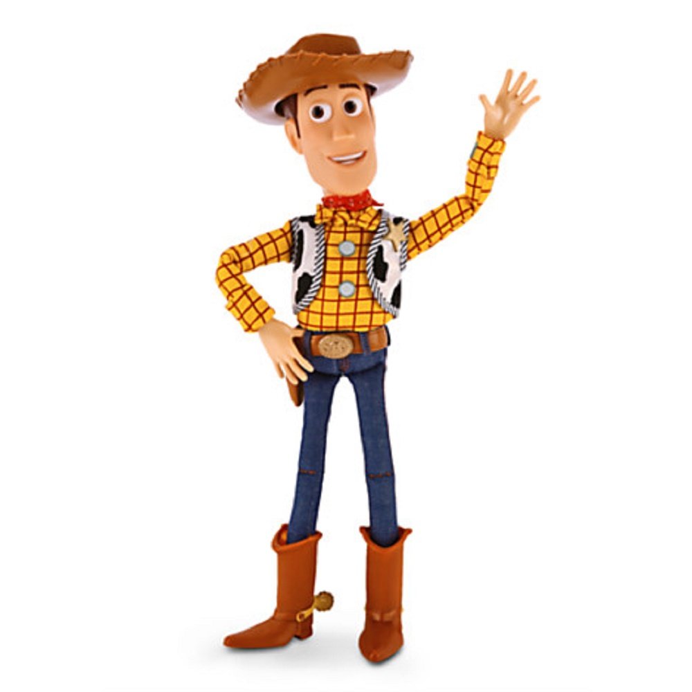 Disney Toy Story 3 Talking Woody Large Action Figure Plush Doll Stuffed