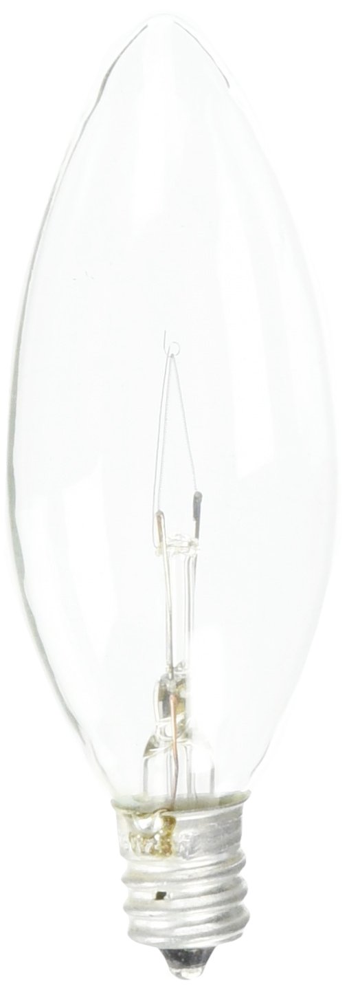 Photo 1 of Westinghouse 0368200, 25 Watt, 130 Volt Clear Incand B9.5 Light Bulb, 2500 Hour 170 Lumen