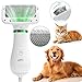 NACRL Dog Hair Dryer, Pet Grooming Hair Blower with Slicker Brush, Adjustable Temperature 2 Settings & Low Noise, 2 in 1 Portable Home Pet Care & Hair Styling Grooming for Medium Small Large Dogs Cat