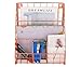 Superbpag Set of 2 Office Supplies Metal Stackable File Document Letter Tray Organizer, Rose Gold