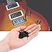 Alomejor Guitar Pickup Screws Electric Guitar Humbucker Pickup Frame Fixing Screws for Guitar Accessories 40 Pcs Set(Black)thumb 1