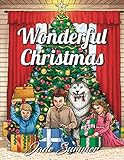 Wonderful Christmas: An Adult Coloring Book with Charming Christmas Scenes and Winter Holiday Fun