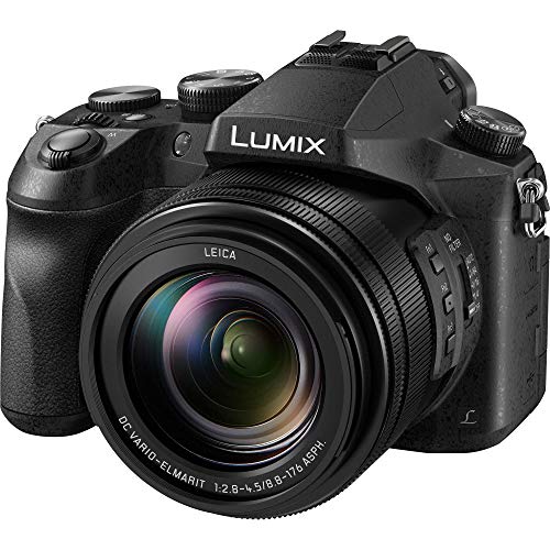 Panasonic LUMIX DMC-FZ2500 Digital Camera 4K Video, Polaroid 64GB Memory Card, Microphone, Monopod, Flash, Ritz Gear Case, 2 Batteries, Charger, Ritz Gear Tripod, Cleaning Kit and Accessory Bundle