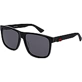 Gucci GG 0010 S- 001 BLACK/GREY Sunglasses,male, 58-16-145