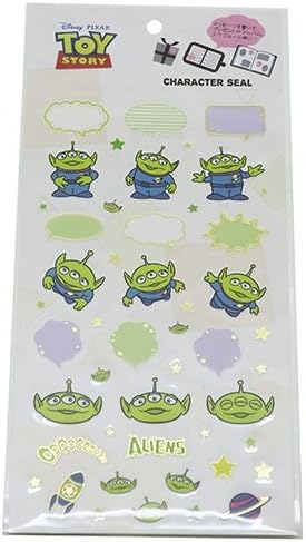 Amazon Co Jp トイストーリー エイリアン キャラ シール 書き込める デコシールディズニー おもちゃ