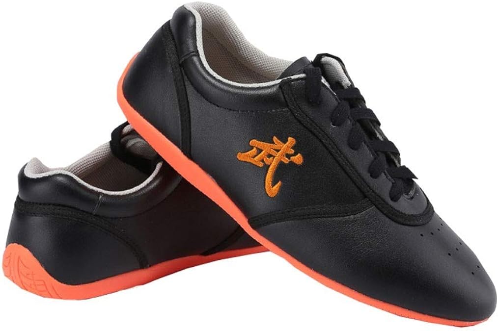 Leather martial arts shoes, Tai Chi Kung Fu training shoes, Taekwondo