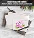 Paper Junkie 50 Pack White Postcards Blank, Bulk Self Mailer Mailing Side Postcard (4 x 6 Inch) - Watercolor Paper - Post Cards for Mailing