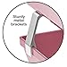 Acrimet Facility 2 Tier Letter Tray, Side Load, Letter Size/A4, Desktop File Organizer, Plastic (Solid Pink Color)