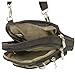 Baggallini Multi Pocket Crossbody/Waist Bag for Women - Highly Functional, Durable Design for Travel, Sightseeing, or Shopping - Great Utility Purse (Black/Khaki)