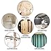 BEOKREU Shower Curtain Rod Easy Installation Spring Tension Shower Rod Adjustable Rod 43inch-78inch