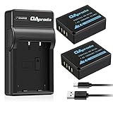 OAproda NP-W126 Battery (2-Pack) and Micro USB Charger for Fujifilm NP-W126S, Fuji X-T3, X-T2, X-T1, X100F, X-H1, X-T20, X-T10, X-A5, X-E3, X-E2, X-E1, X-E2S, X-Pro2, X-Pro1, X-A3, X-A2 Camera