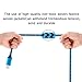 BestElec Phone Charger Cable - 5Pack Extra Long Fast Charging Syncing Cords Blue&Black