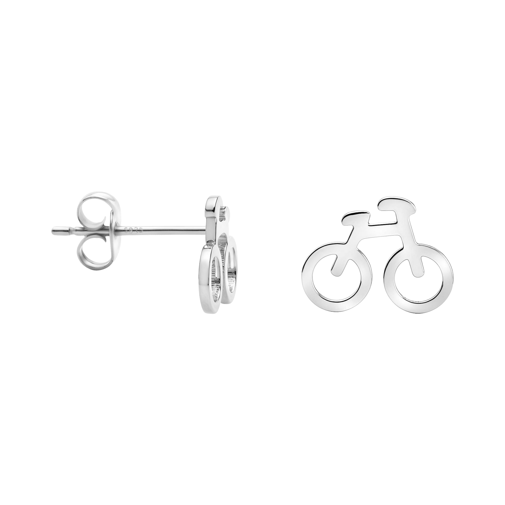 SOFIA MILANI - Women's Earrings 925 Silver - Bicycle Stud Earring - 21017