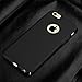 iPhone 6/6s Case, Yihailu Smoothly Shield Hard Cover Skin Shockproof Scratch Resistant Full Body Protective Ultra Thin Slim Case (Silky Black)