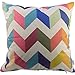 HOSL 4 Pack Square Sofa Decorative Throw Pillow Insert, 18 x 18 Inch
