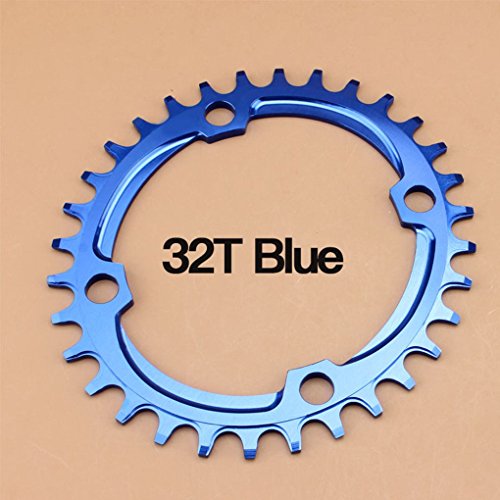 Xuanhemen 32T/34T/36T Narrow Wide Chainwheel Bike Cycling Crankset Plate Sheet MTB Bicycle Oval Chainring - Thumbnail 2