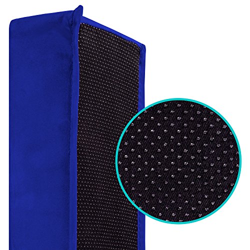 Springee 10ft Balance Beam - Extra Firm - Suede Folding Gymnastics Beam for Home - Blue