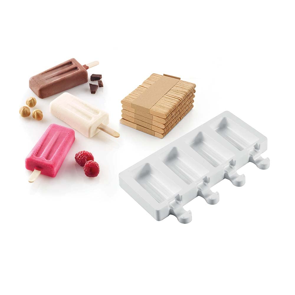 Silicone Mould for ice Cream and ice Lollies GEL10M Mini Vintage - 180ml