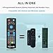 Staxverade 3 in 1 Bluetooth Remote Control Compatible with Amazon Fire TV/Stick /Android TV/Box/Windows/Raspberry pi 3-Universal Bluetooth Infrared Remote with Backlit Qwerty Keyboard
