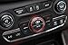 Moonet Inner Accessories Air Conditioner Switch Cover Trim for 2014-2016 Jeep Cherokee Red