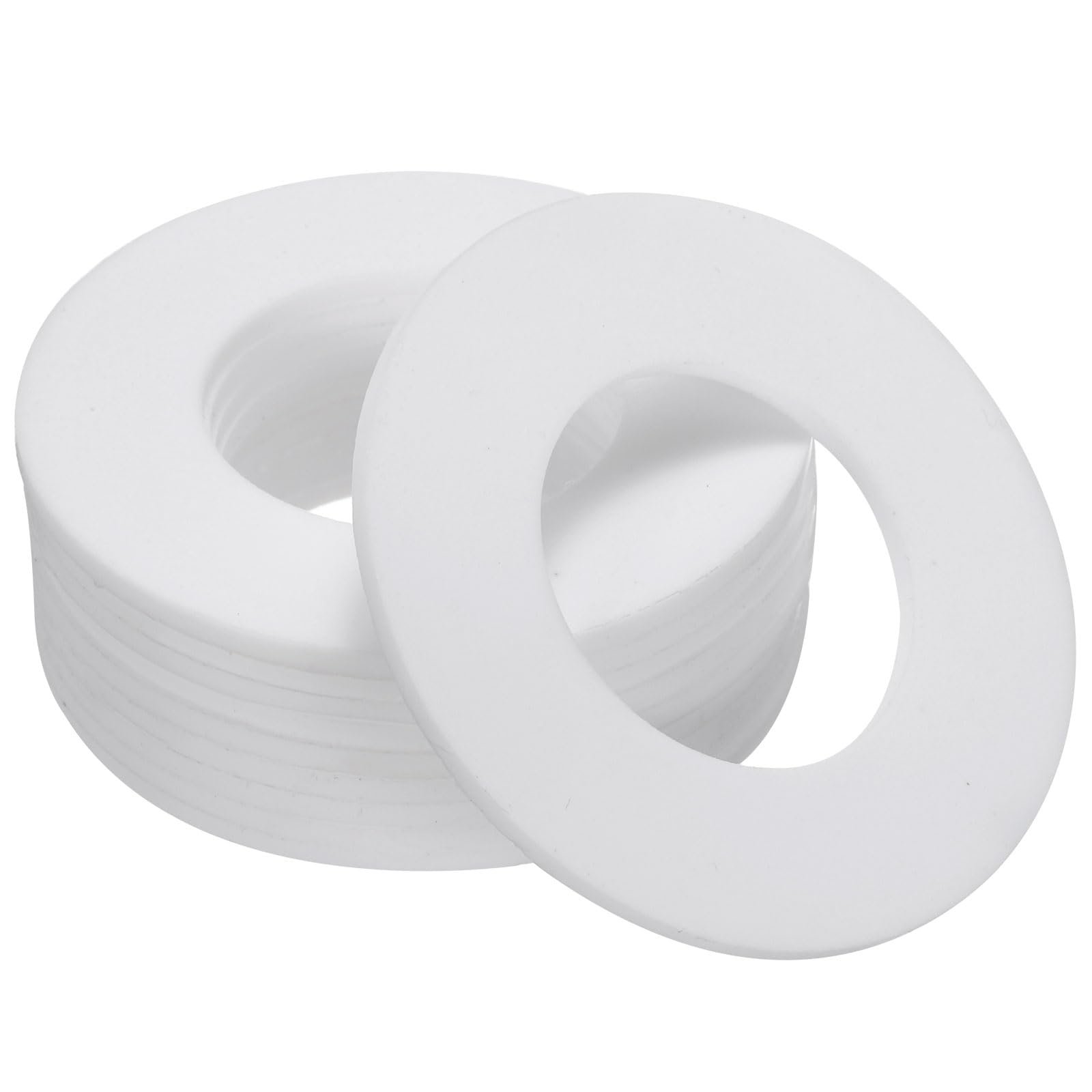 PATIKIL Flat Washers, 20 Pcs 78mm OD 38mm ID 3mm Thickness DN32 PTFE Seal Washers Flange Gasket Sealing Gasket for Faucet Pipe Water Hose