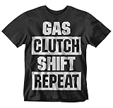 Gas Clutch Shift Repeat Tshirt (Large)