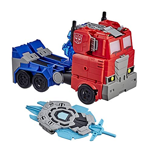 Transformers Bumblebee Cyberverse Adventures Battle Call Officer Optimus Prime, stimmenaktivierte Lichter und Sounds – Bild 4