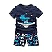B.GKAKA Boys Clothes The Plane Toddler Kids Summer Pajamas (6-7 Years)