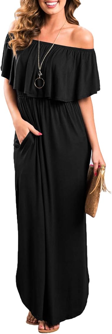 The Shoulder Ruffle Party Dress 