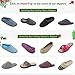 HomeTop Men's Comfort Breathable Moisture-Wicking Spring Summer Slip On Memory Foam House Slippers Shoes Indoor/Outdoor (11-12 D(M) US, Gray)