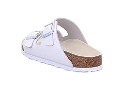 Birkenstock Unisex Arizona White Sandals - 6-6.5