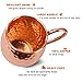 Delicious Sphere Copper Mugs Moscow Mule with 2 Straws Solid Handcrafted Copper Hammered Cups Set of 2 - 16oz